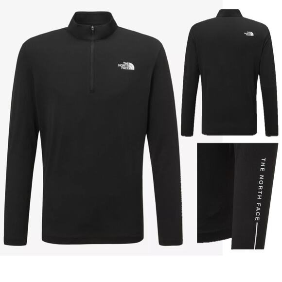 The North Face Other - The North Face Made in Korea Black White 1/4 Zip Long Sleeve US Men’s Small
